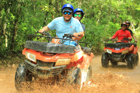 Playa del Carmen: Avontuur met ATV, Zipline en natuurlijk zwembad