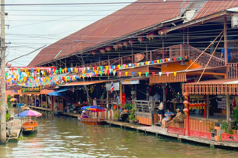 Bangkok: Aventura en Damnoen Saduak y Mercado Ferroviario de Maeklong