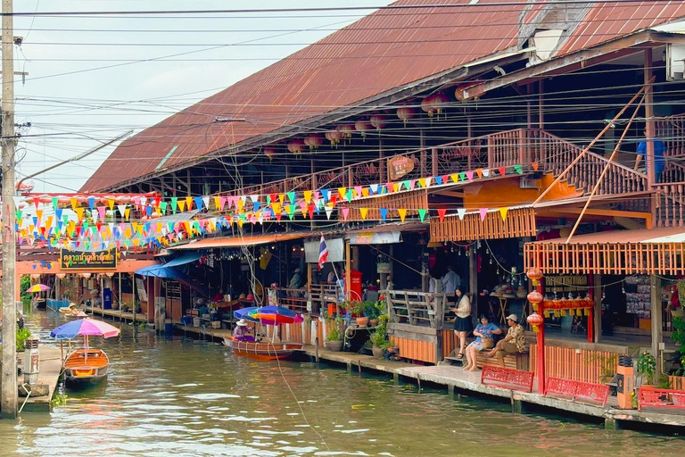 Bangkok : Aventure Damnoen Saduak et marché ferroviaire de Maeklong