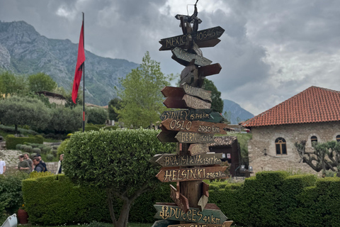 From Tirana/Shkoder: Kruja Castle, Old Bazaar, Sari Salltik