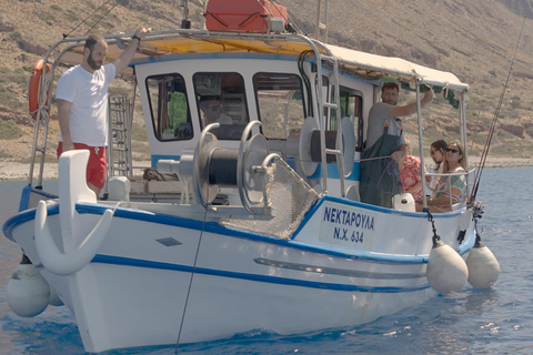 Gita di pesca a Sfakia di giorno