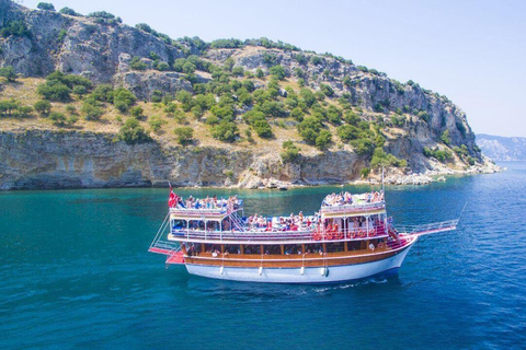 Marmaris / Icmeler : Full-Day Boat Trip with Lunch & Drinks Boat Trip Included Lunch & Alcoholic Drinks