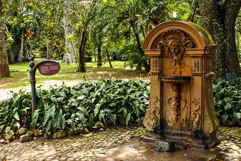 Rio de Janeiro: Botaniska trädgården och Tijuca Forest Jeep TourFrån Barra da Tijuca Hotels: Fransktalande