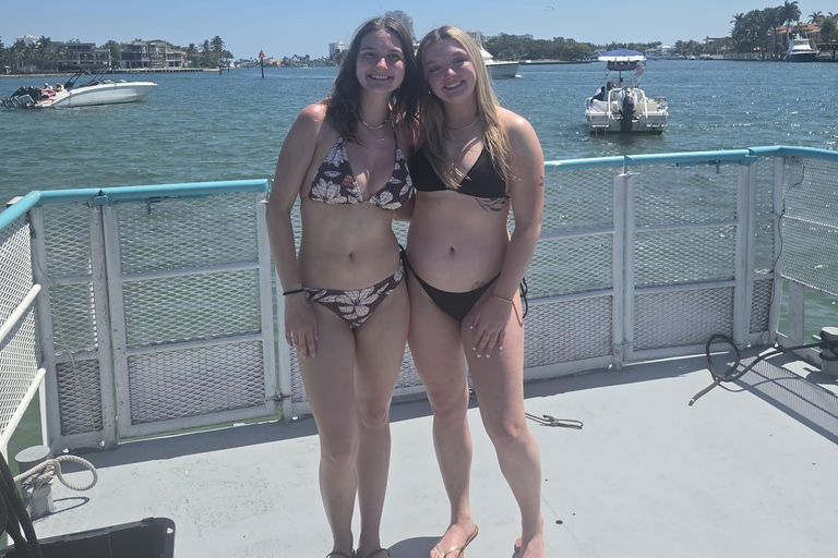 Fort Lauderdale Private Sandbar Swim & Party Boat (15-45) 4hr Large Private Party Boat