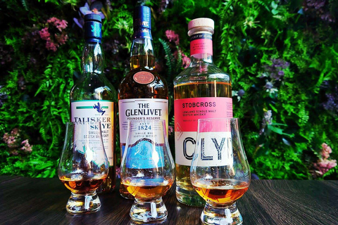 Glasgow: Whisky Flight in einem modernen schottischen Lokal