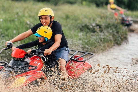 Bali: ATV Ride Adventure with track river bank, dense forest ATV Ride ( Tandem Ride ) without Transport