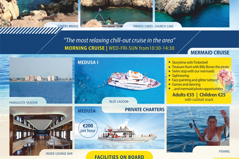 Protaras Medusa Chill Out-Crociere delle tartarughe/Laguna blu-SeaCave