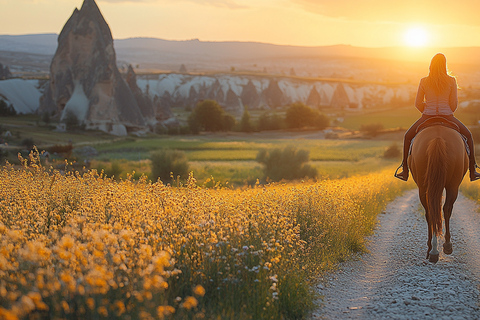 Cappadocia: Horseback Riding Tour with Hotel Transfer 1-Hour Tour During the Day