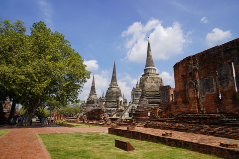 From Bangkok: Ayutthaya Day Trip with Cruise & Buffet Lunch