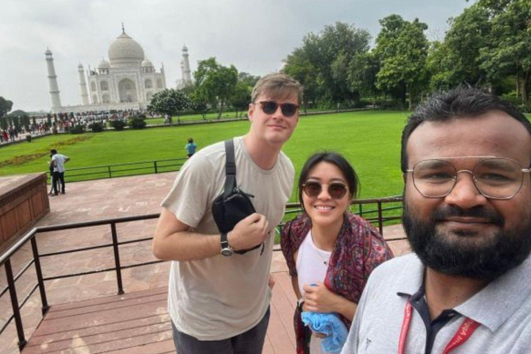 From Delhi Taj Mahal & full Day Agra Tour with 5 star lunch Ac Private Car + Tour Guide.