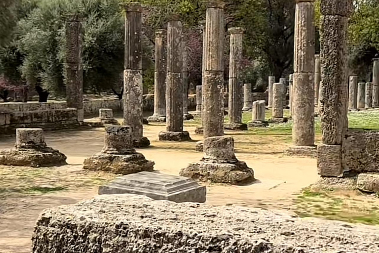 Katakolo: Ancient Olympia Tour with Food and Drinks