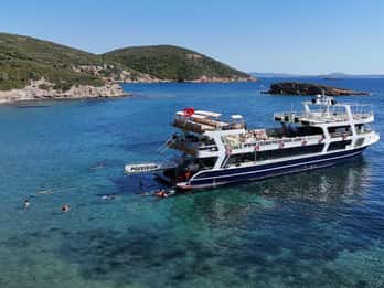 From Izmir: Full Day Boat Trip around Cesme with BBQ Lunch