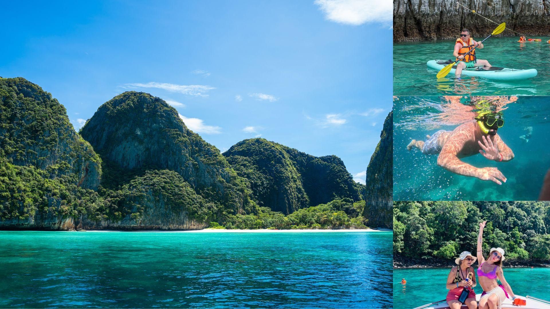 Ab Phuket: Ganztägige Schnorcheltour auf Ko Phi Phi mit Mittagessen