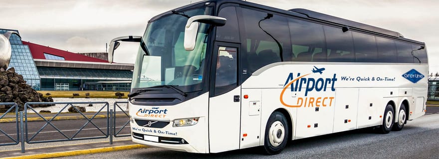 Aéroport de Keflavík (KEF) : Transfert en bus vers/depuis Reykjavik