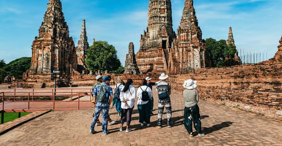 Von Bangkok: Geführte Tour zu den Ayutthaya-Tempeln mit Mittagessen