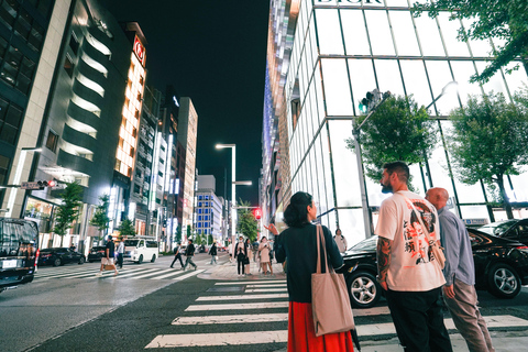 Visite gastronomique à Tokyo avec dégustation de bœuf Wagyu et de sakéVisite de Ginza Wagyu et Sake