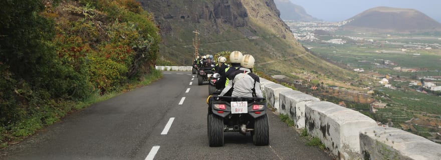 Tenerife : circuit en quad des sites côtiers aux hauteurs boisées