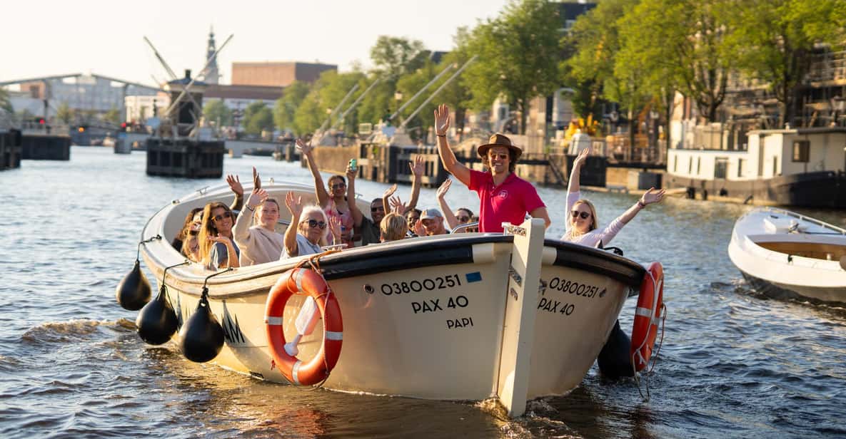 90 min Cruise with Local Guide & Dutch Snacks — a boat tour from Amsterdam, Netherlands