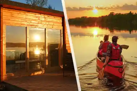 EXPERIENCIA RELAJANTE EN CANOA Y SAUNA PANORÁMICA