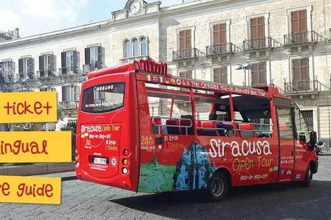Syrakusa: Open Tour, Hop On Hop Off-buss