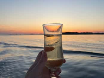 Sunset cruise and cocktail reception