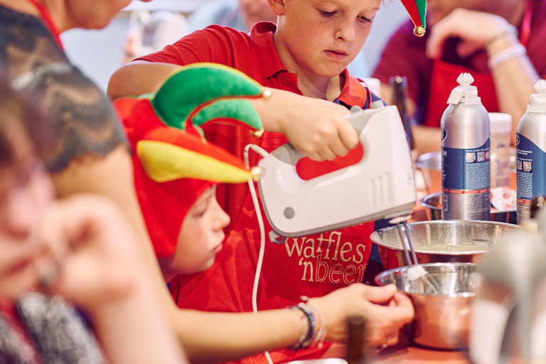 Brussels: Belgian Waffle making workshop with Beer Tasting