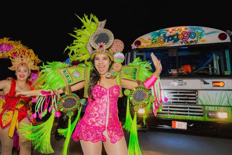 Oranjestad: Latin/Caribbean Party Bus Night Tour & Karaoke