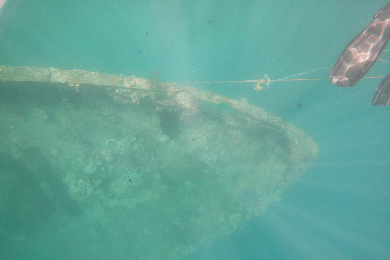 ARRECIFE Y PECIO - SNORKEL JAPONÉS DE LA WWII Y JARDÍN DE CORAL