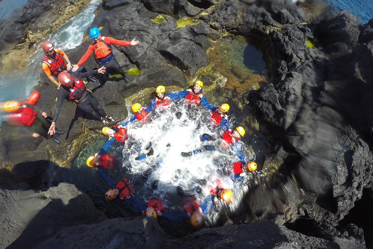 Coasteering at Coloura Sao Miguel, Azores: Coasteering