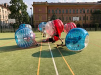 Praga, burbujas de fútbol en el centro de la ciudad de Praga - Housity