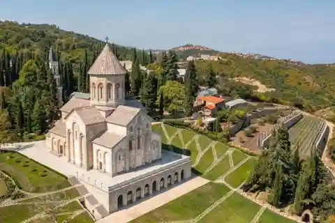 Kakheti : visite guidée d'une journée à Bodbe, Sighnaghi et Telavi