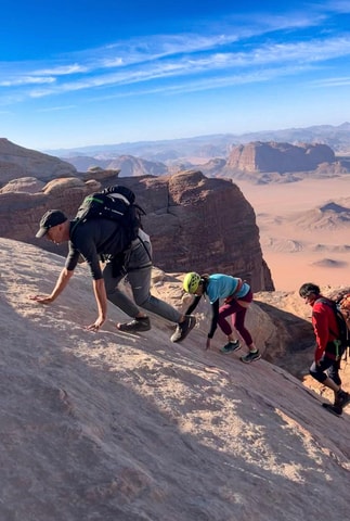 Wadi Rum: Jebel Rum Summit via the Historic Bedouin Route