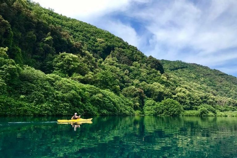 Rome: Castel Gandolfo Kayak &amp; Swimming Lake Tour with Pizza