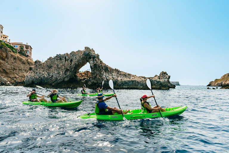 Santa Ponsa: Marine Reserve Kayak Tour Tour with Meeting Point