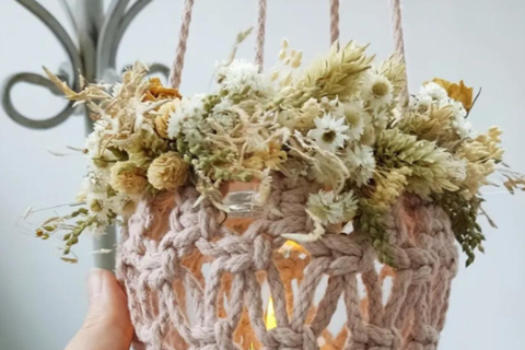 Leipzig: Macrame Candle Holder Workshop with Personalisation