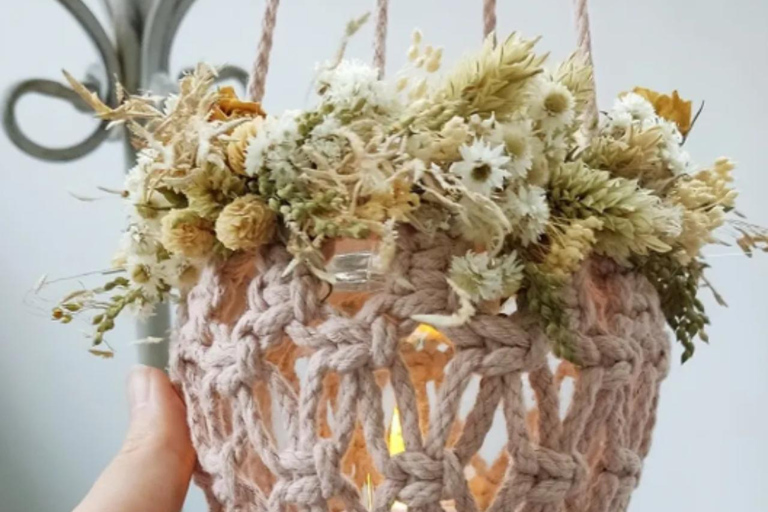 Leipzig: Macrame Candle Holder Workshop with Personalisation