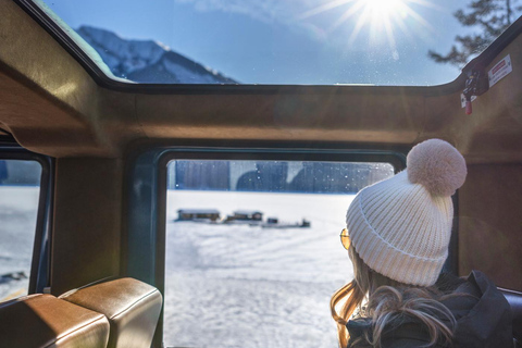 Banff Winter Tour with Dinner and Nightrise at Banff Gondola