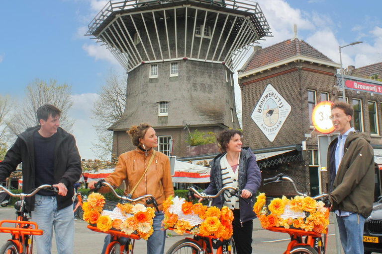 Amsterdam: Ser, wiatrak i wiejska wycieczka rowerowa