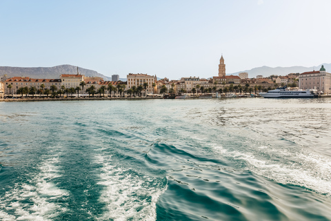 Split: hele dag per catamaran naar Hvar en Pakleni-eilanden