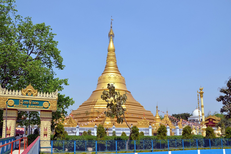 From Delhi: 14-Day Round-trip Buddhist Trail w/ Nepal Entry Private Tour with A/C transport and Dedicated Driver.