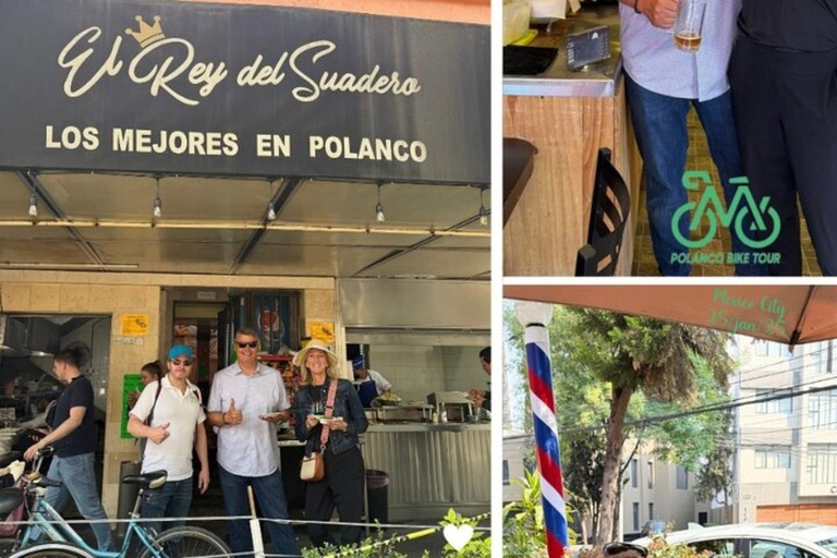 Mexico : visite à vélo et dégustation de tacos à PolancoMexico : visite guidée à vélo avec dégustation de tacos dans le quartier de Polanco