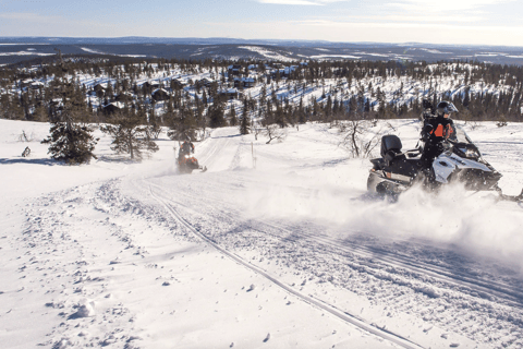 Levi: 4 uur sneeuwscootersafari naar de Fells in Levi