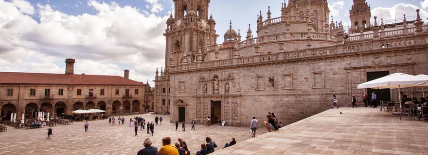 Porto : Voyage à Saint-Jacques-de-Compostelle avec jusqu'à 3 arrêts en cours de route