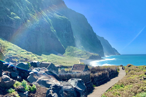 Madeira: västra sidan Achadas Cruz, Moniz, Seixal och FanalUpphämtning och rundtur i Caniço på tyska