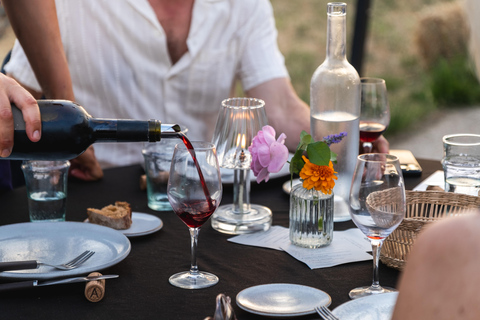 Dinner in the vineyards & wine tasting at Domaine Allegria