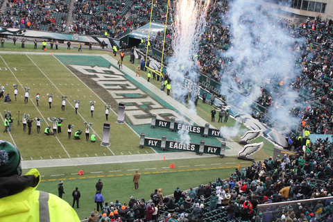 Philadelphia: Philadelphia Eagles Football Game Ticket Sideline
