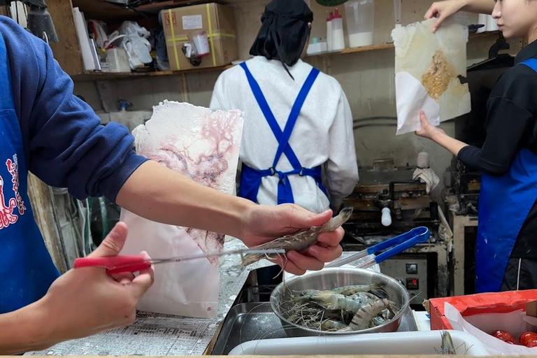 Tokyo - Fiskmarknad Tsukiji fiskmarknad - kulinarisk och pedagogisk rundturTokyo - Fiskmarknaden Tsukiji fiskmarknad Special Foodie Rundvandring