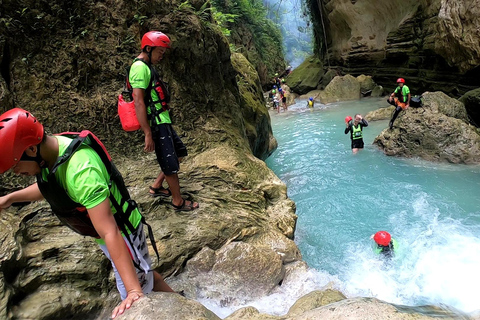 Cebu Moalboal Adventure Combo: Snorkel &amp; Canyoneering +LunchCebu: Moalboal Snorkeling &amp; Kawasan Falls Canyoneering Tour