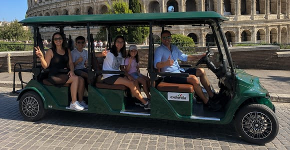 Rome: Family-Friendly Golf Cart Tour with Local Guide