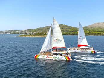 Port d'Alcudia: North Coast Catamaran Cruise with Meal